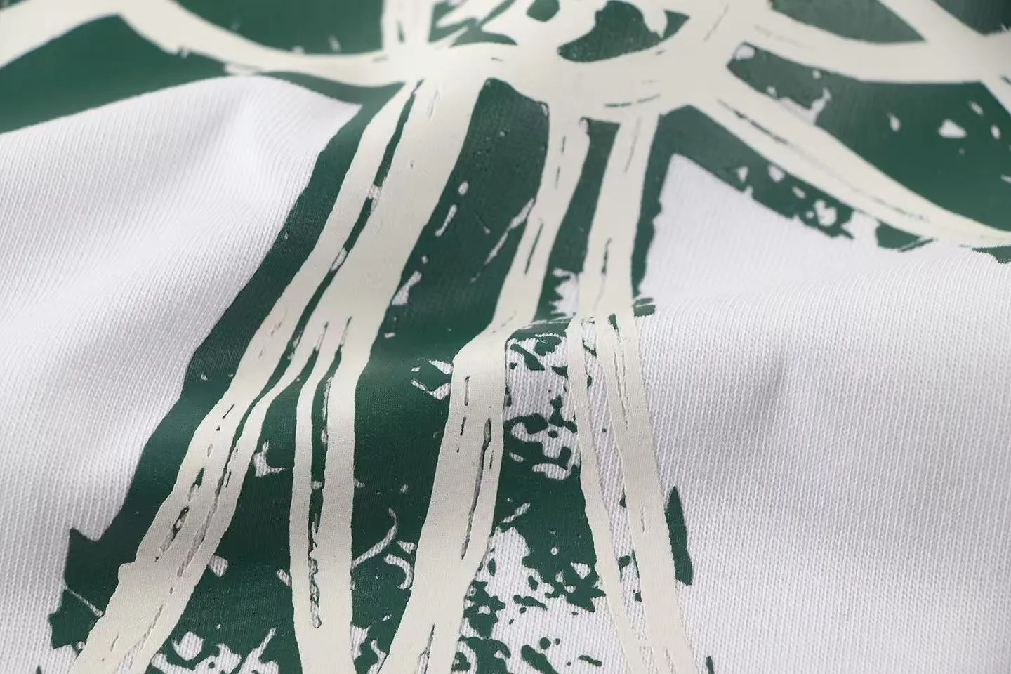 🅿️150 Style: 2025 new Croix Heart short-sleeved T-shirt Material: High version 300g double yarn combed cotton Size: S～XL Color: White Style number: Z017